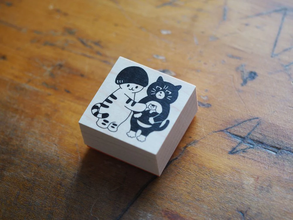 4legs - Mushroom Cat Stamp - Cat Friend