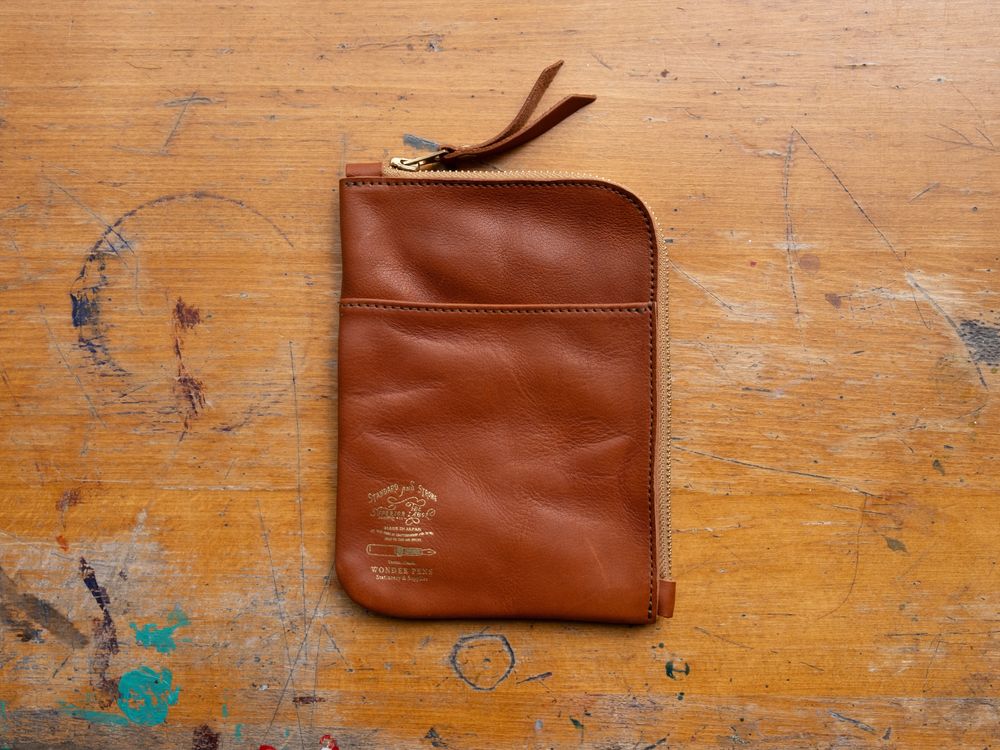 <b>PRE-ORDER</b> - The Superior Labor - Leather Portfolio - Light Brown (A6)