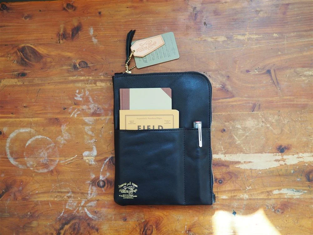 The Superior Labor - Leather Portfolio - Black (A5)