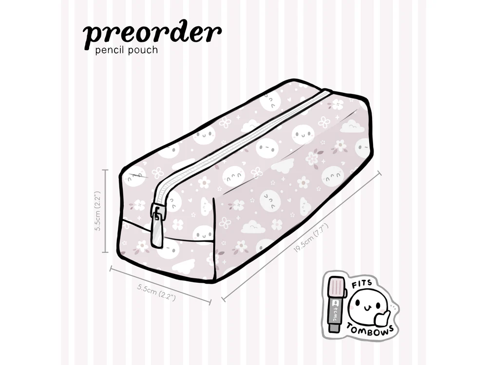 <b>PRE-ORDER</b> - TheCoffeeMonsterzCo - June 2026 Preorder Event - Pencil Pouch - Sugar Plum