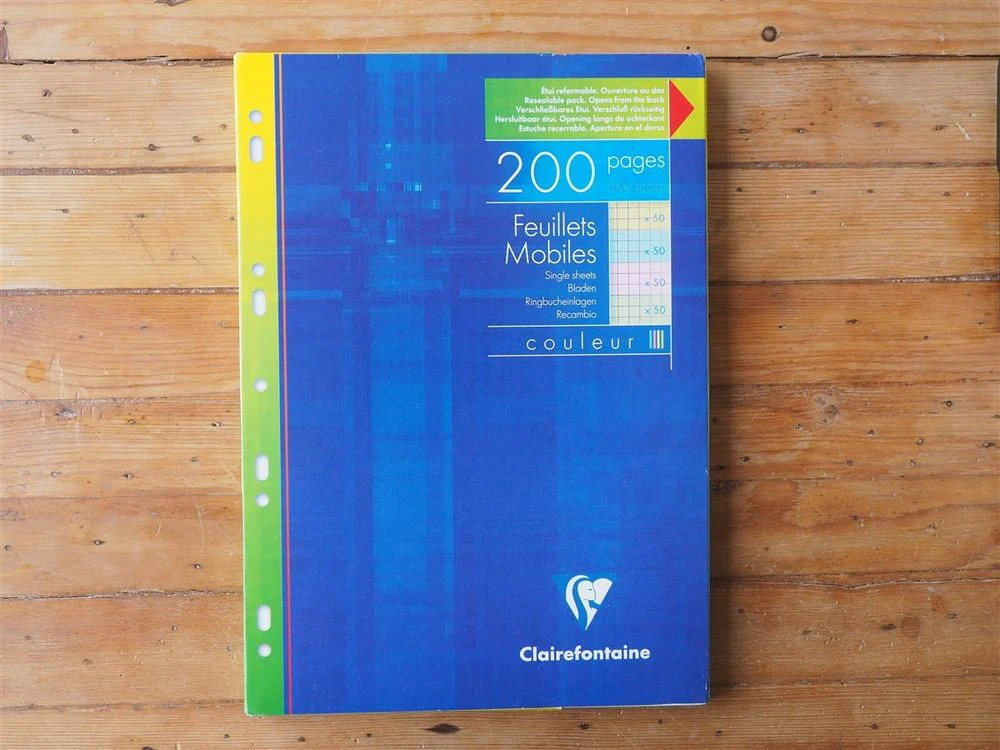 Clairefontaine - Loose Leaf - A4 - Coloured (Grid)