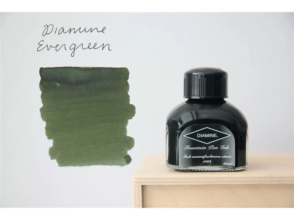 Diamine - Fountain Pen Ink (80mL) - Evergreen
