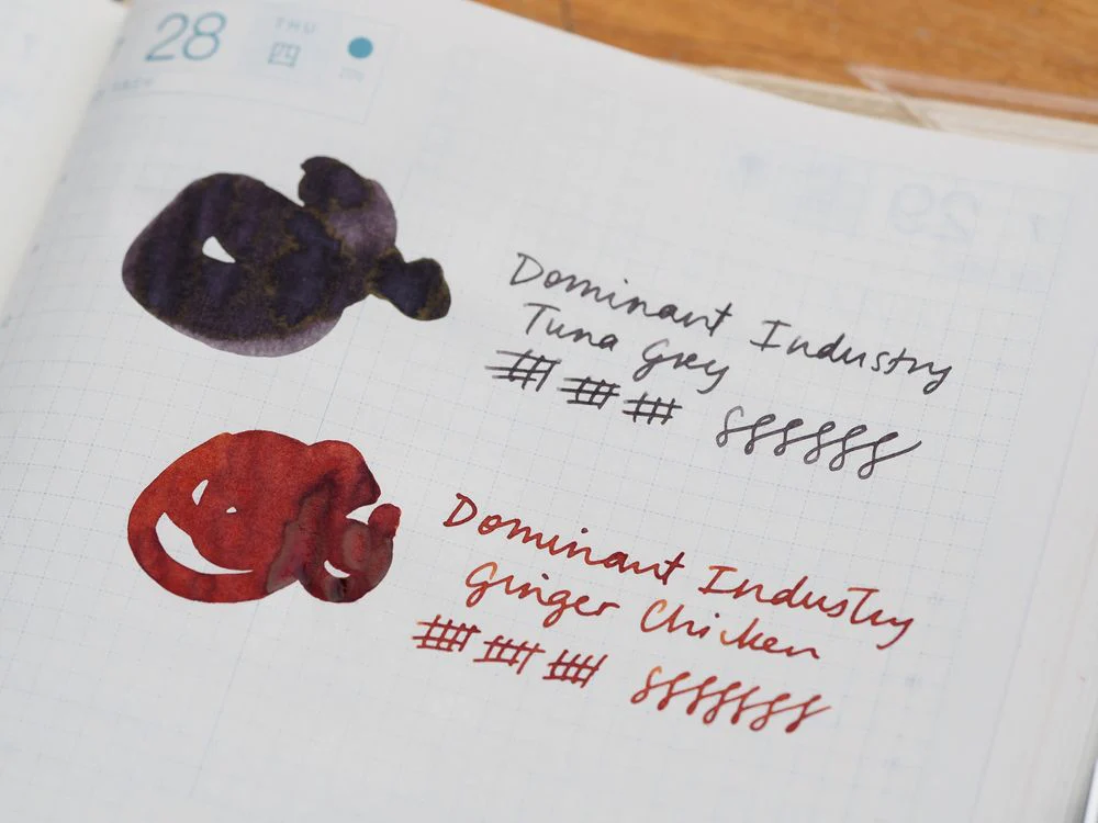 Dominant Industry Fountain Pen Ink (25mL) - Wonder Pens Exclusive - Tuna Grey - Image 2