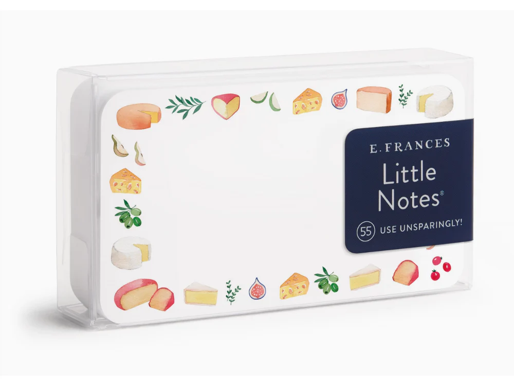 E. Frances Paper - 55 Card Set - Cheese Little Notes