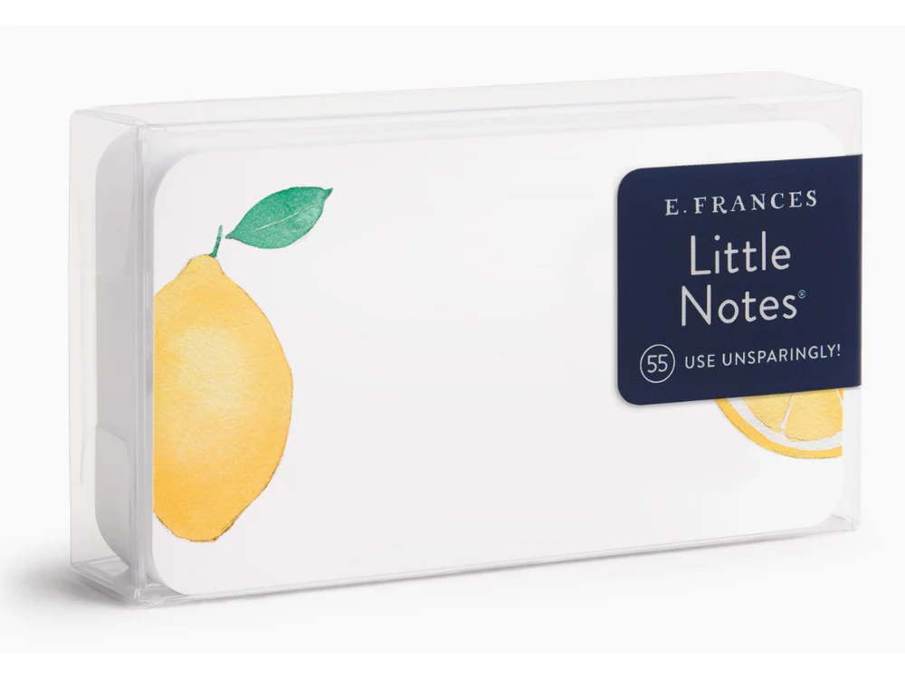 E. Frances Paper - 55 Card Set - Lemon Little Notes