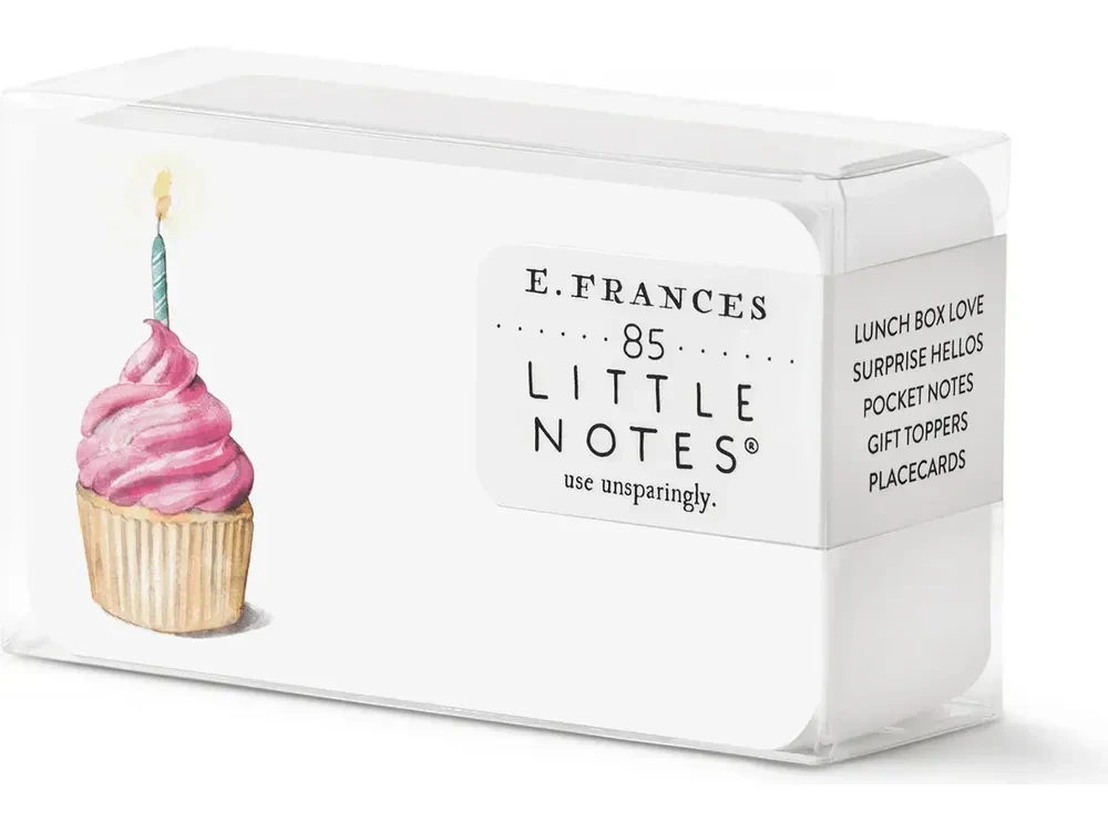 E. Frances Paper - 55 Card Set - Pink Cupcake Little Notes - Image 2