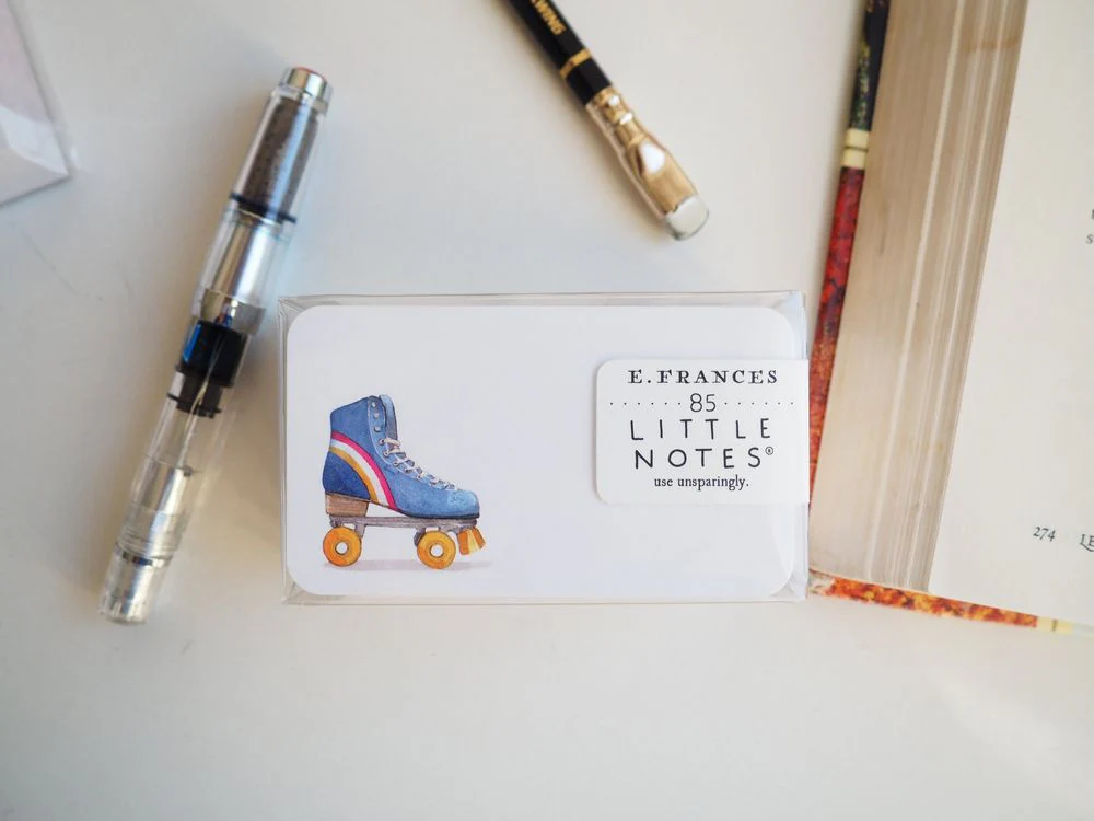 E. Frances Paper - 55 Card Set - Roller Derby Little Notes