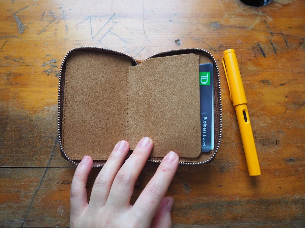 Galen Leather - EDC Wallet - Crazy Horse Brown - Image 3