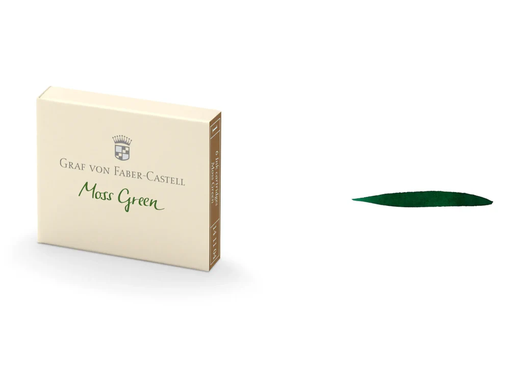 Graf Von Faber-Castell Cartridges - Moss Green