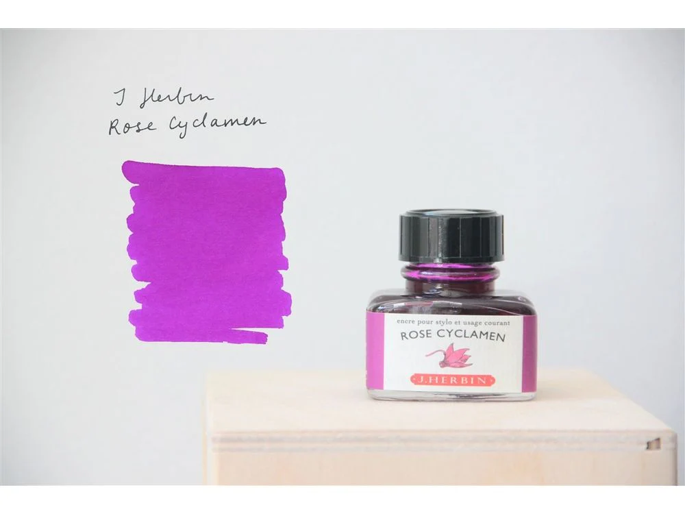 J. Herbin Fountain Pen Ink (30mL) - Rose Cyclamen