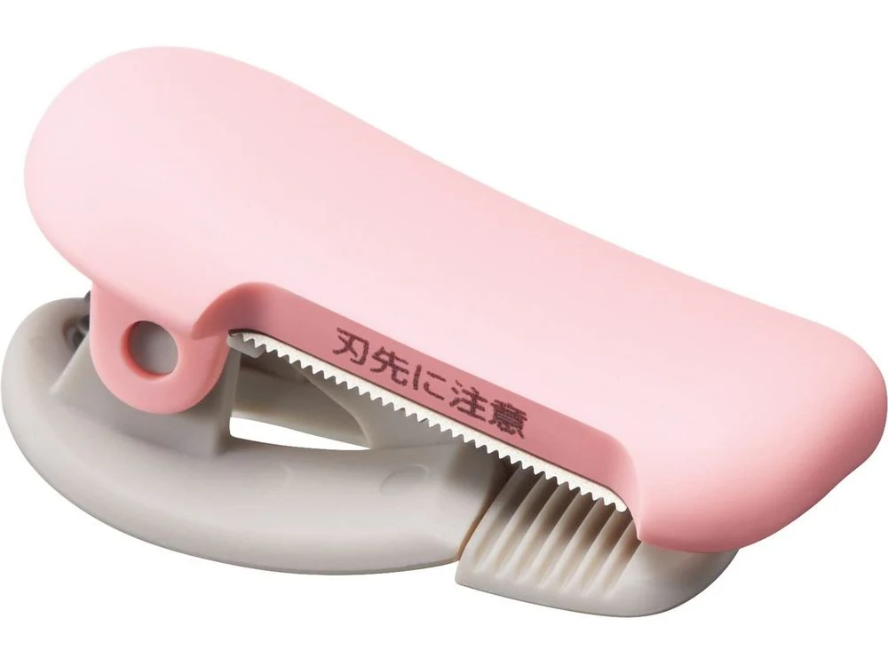 Kokuyo Cut clip-type Washi Tape cutter 20~25mm - Pastel Pink