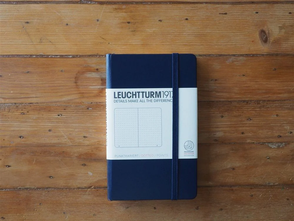 Leuchtturm Hardcover Pocket Notebook - A6 - Navy (Dotted)