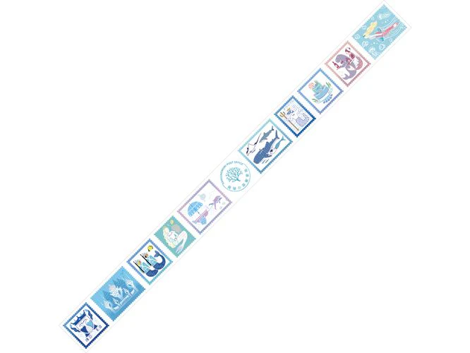 Life Kyupodo Washi Tape - Sea Kingdom (9T06)