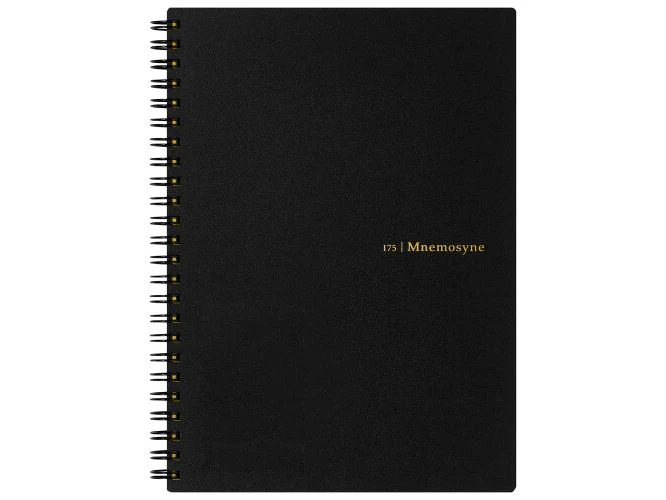 Maruman Mnemosyne Spiral Bound Notebook A5 - 8mm Lined (N175)