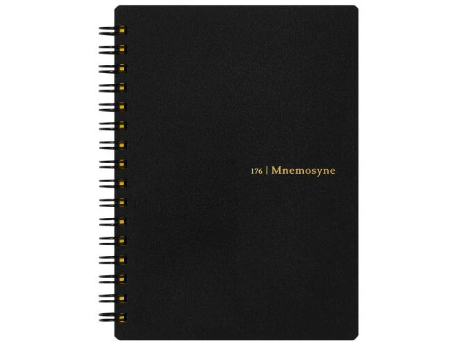 Maruman Mnemosyne Spiral Bound Notepad A6 - 7mm Lined