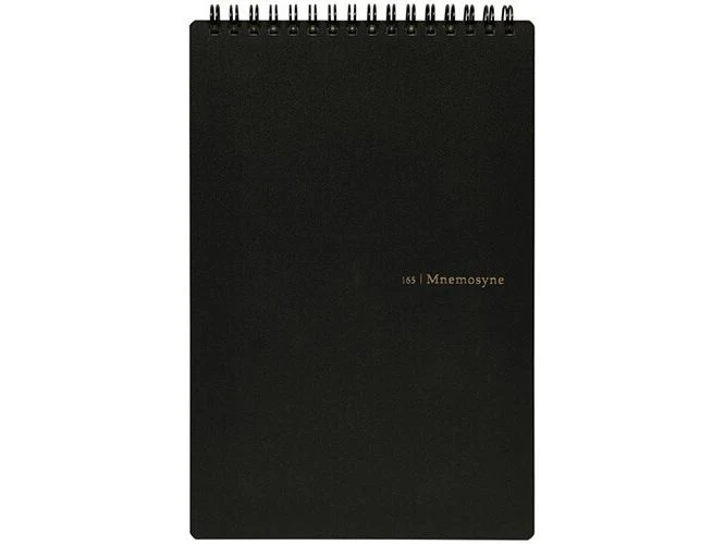 Maruman Mnemosyne Top-Spiral Bound Notepad A5 - 5mm Grid