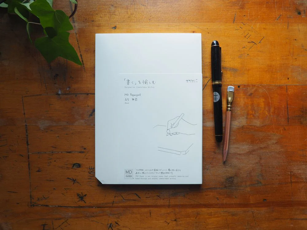 Midori MD A5 Paper Pad - Blank