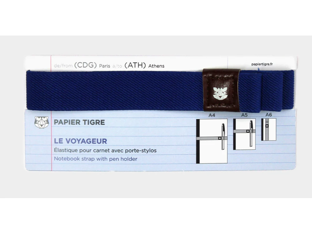 Papier Tigre - Le Voyageur - Notebook Strap with Pen Holder (Athens)