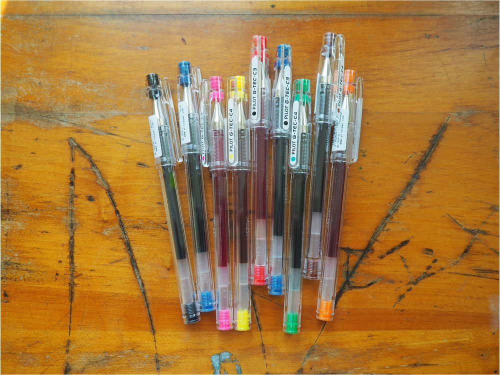 Pilot G-Tec-C (Hi-Tec-C) Gel Pen - 0.3mm - Blue - Image 3