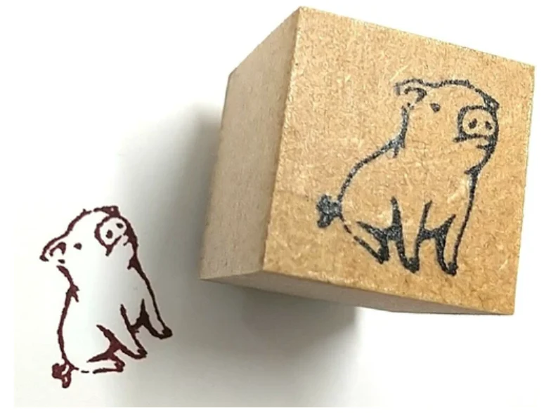 Sanby Stamp - Pig - Image 2