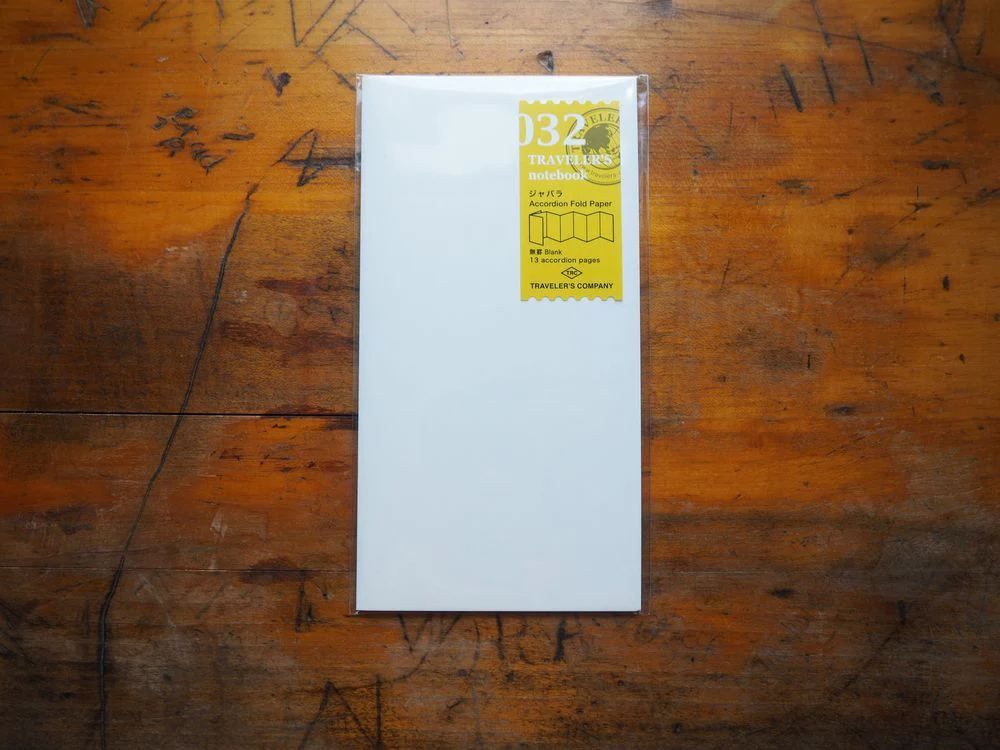Traveler's Notebook Regular Size Refill - 032 Accordion Fold Paper
