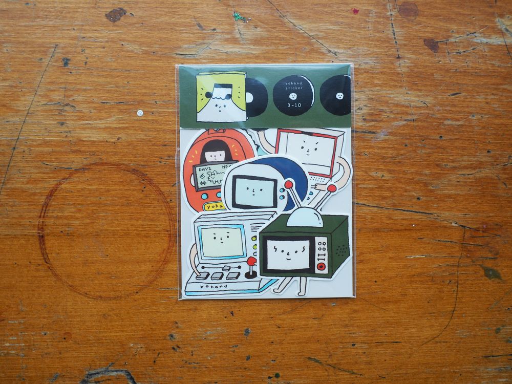Yohand Studio - Medium Sticker Set - 3-10 - Retro Machines