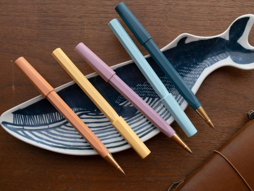 YSTUDIO Glamour Evolve - Ocean Sustainable Rollerball Pen - Sky Blue - Image 3