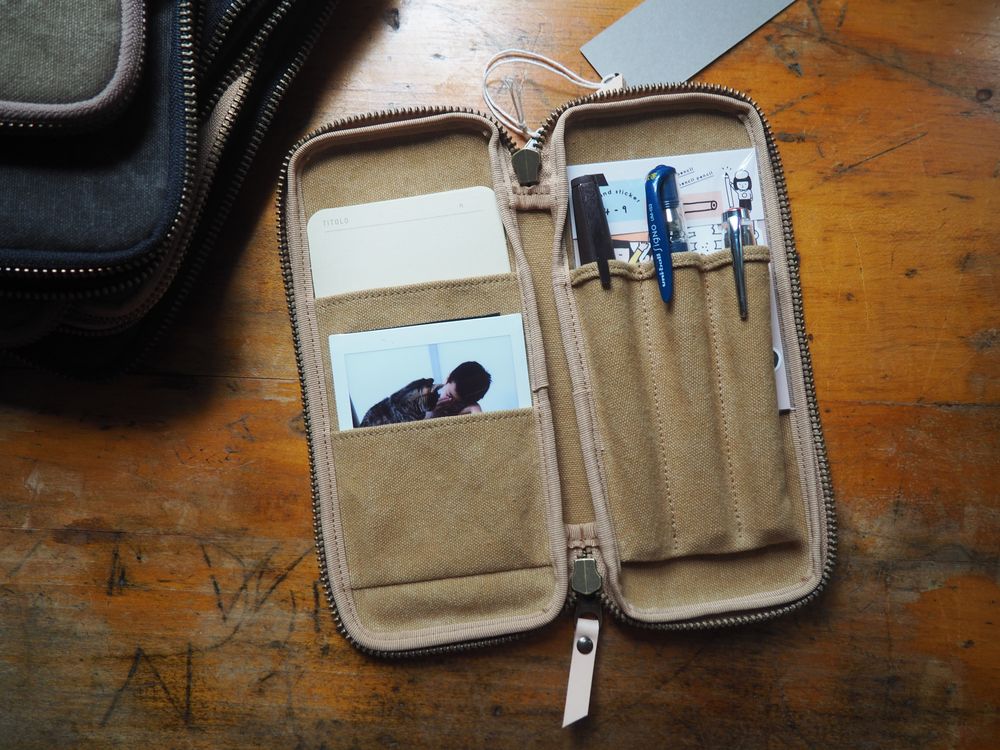 Yuruliku - FLAT tool case 3 pens - Brown - Image 3