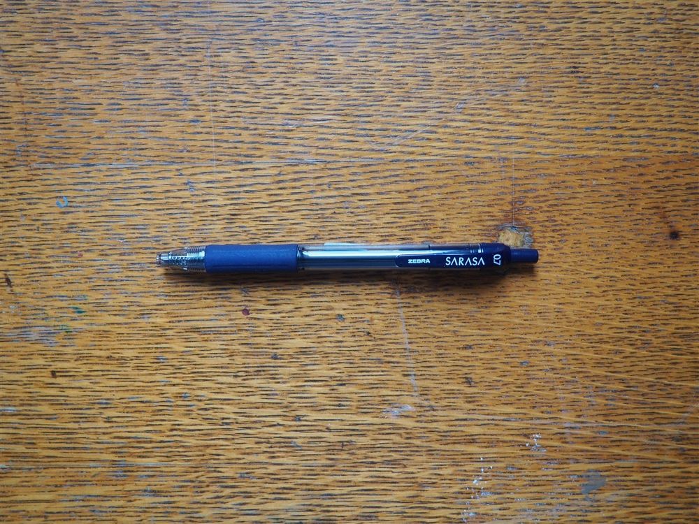 Zebra Sarasa Retractable Gel Pen - 0.7mm - Navy